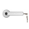 Smart Lock with Handle, APP Mobile Phone Remote Control Smart Finrprint Password Lock with Key,for Bedroom/Front Door/Apartment(Silver) view 1