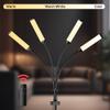 Four Arms LED Light for Photography,Esthetician Light for Lash Extensions with Phone Holder/Floor Lamp/Lash Light for Makeup/Tattoo/Selfie/Video Recording/Photography/TikTok/YouTube/Live Stream view 2