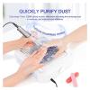 Dust Collector, Brushless Nail Dust Remover Strong Suction 120W Nail Vacuum Cleaner For Manicure With Removable Filter Speed Adjustable,Low Noise view 3