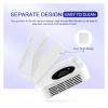 Dust Collector, Brushless Nail Dust Remover Strong Suction 120W Nail Vacuum Cleaner For Manicure With Removable Filter Speed Adjustable,Low Noise view 4