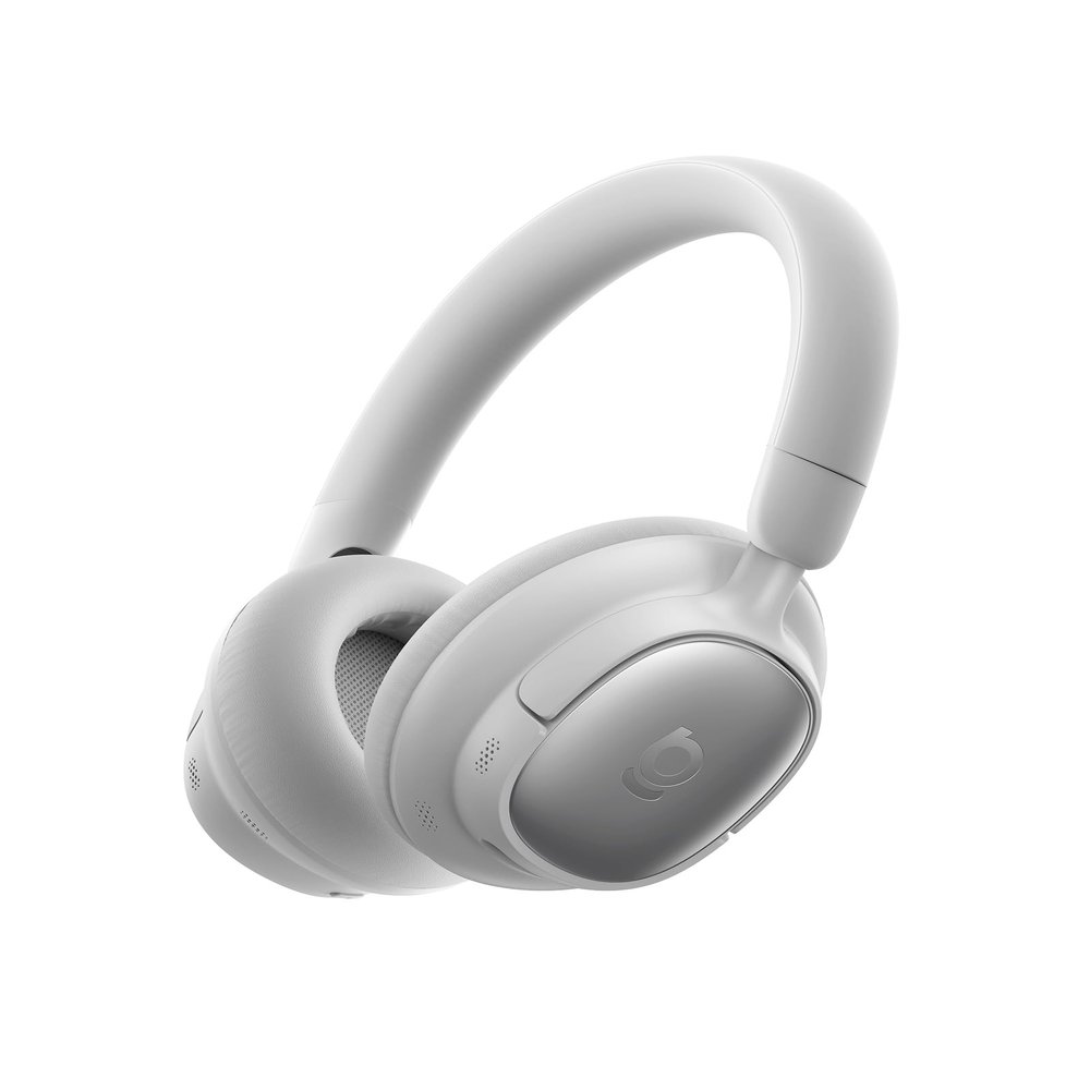 Baseus Bowie MH1 Adaptive Active Noise Cancelling Headphones, Real-Time Adaptive Hybrid ANC, SuperBass 2.0, LDAC Hi-Res Sound, 80H Playtime, Comfortable Fit, Clear Calls, Bluetooth 6.0 -Frosted Gray