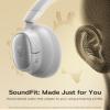 Baseus Bowie MH1 Adaptive Active Noise Cancelling Headphones, Real-Time Adaptive Hybrid ANC, SuperBass 2.0, LDAC Hi-Res Sound, 80H Playtime, Comfortable Fit, Clear Calls, Bluetooth 6.0 -Frosted Gray view 3
