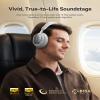 Baseus Bowie MH1 Adaptive Active Noise Cancelling Headphones, Real-Time Adaptive Hybrid ANC, SuperBass 2.0, LDAC Hi-Res Sound, 80H Playtime, Comfortable Fit, Clear Calls, Bluetooth 6.0 -Frosted Gray view 4