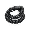 ACFFVBW Coiled Extension Cord, 1.2 Meter Black Wire Cable, Multi Core Pins Wires, 0.2mm .5mm Can Extend Tensile Power(4 Core,20 AWG 0.5mm) view 2