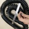 ACFFVBW Coiled Extension Cord, 4 Core 2.5mm Square Electromagnetic Chuck Crane Spiral Cable Stretch 1 Meter to 10 Meters Thick Tensile(Stretch 2 Meter) view 4