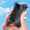 BaotyJie Soft Rubber Desktop Mount Stable Bracket Portable Fixed Upright Storage Non Slip Grip Stand Desktop Holder for Live, Black view 2