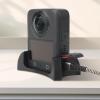 BaotyJie Soft Rubber Desktop Mount Stable Bracket Portable Fixed Upright Storage Non Slip Grip Stand Desktop Holder for Live, Black view 3