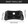 BaotyJie Soft Rubber Desktop Mount Stable Bracket Portable Fixed Upright Storage Non Slip Grip Stand Desktop Holder for Live, Black view 4