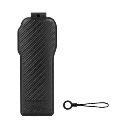 Syncovia for BRDRC Protective Cover Filter Storage Slots for Osmo Pocket 3 Accessorise Accessories Lens Cap Hard Case with Soft Lining(Long Black)