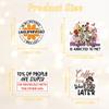 50 Pcs Sarcastic Skeleton Stickers, Dark Humor Designs view 3
