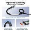 JianHan USB C to USB C Cable 100W with Real Time LED Display PD Fast Charging USB C Cable Braided 3.3ft for iPhone 16/15/15 Pro/15 Plus/15 Pro Max,iPad Air Pro,MacBook Pro,Galaxy S24/S24+/S23 (Grey) view 3