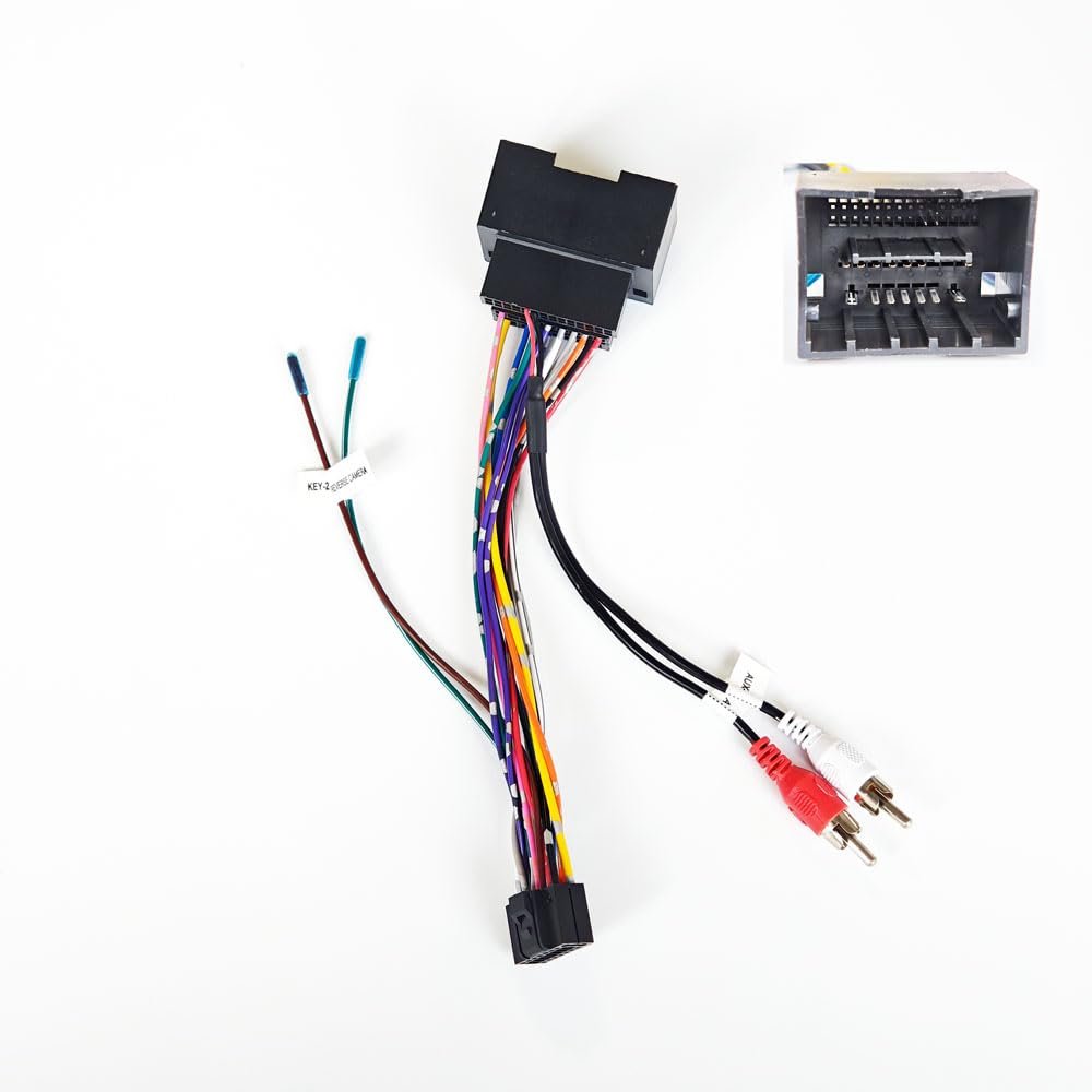 16Pin ISO Radio Wiring Harness Adapter for Chevrolet 2013-2016 & GMC 2010-2017 - Retains Steering Wheel Controls (SWC) & Backup Camera - Plug & Play Aftermarket Stereo Installation