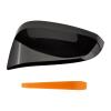 Black Door Rearview Mirror Cover Fits for Toyota 2013-2023 4Runner 2016 RAV4 HV 2013-2015 RAV4 87915-42160-A0 87915-42160-A1 (Left Driver Side) view 1