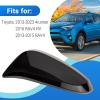 Black Door Rearview Mirror Cover Fits for Toyota 2013-2023 4Runner 2016 RAV4 HV 2013-2015 RAV4 87915-42160-A0 87915-42160-A1 (Left Driver Side) view 2