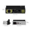 Car Audio Stereo, Single Din, Bluetooth, No CD DVD Player, FM Radio Receiver, with Handsfree and Voice Control & App Control, Supports MP3/SD/TF/AUX/USB/Remote/Type-C Fast Charging/Phone Holder view 2