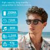 AI Smart Glasses with Camera, 800W HD Anti-Shake Video Glasses, 1080P Video Recording Sunglasses, Real-Time Translation, Voice Assistant, Bluetooth Calling, for Outdoor, Travel and Vlog Shooting view 3
