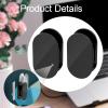 BaotyJie 2 Pieces Sticky Charging Cable Organizer Fit 1M Cables 2.5x0.8x1.4inch Multifunctional Lightweight Space Saving Cord Holder, Black view 3