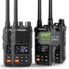 Radioddity X1 Waterproof Walkie Talkies IP67 Heavy Duty Long Range, 4 Pack view 1