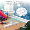 2 Pack Power Strip, 12FT Long Extension Cord, Surge Protector with 6 Outlets and 4 USB Ports (2 USB C), Flat Plug Overload Protection, Extension Cord 10+ ft, Wall Mount for Home Office Dorm College view 4
