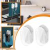 AsrMyjcx 2Pcs Self Sticky USB Cable Winder Organizer Cord Holder Sturdy Multifunctional for PC Desktop Wire Management Fit 1M Cables, Transparent view 4