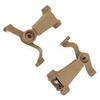 EARMOR M16A Adapters for M32 Plus Tactical Headsets | EXFIL 2.0 & 3.0 Helmet Mount Kit | Tactical Headset Rail Adapter Set (Coyote) view 2