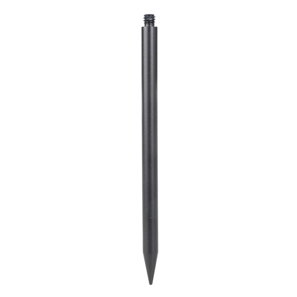 Aluminum Tripod Foot with 1/4in Connector Durability Metal Tube Extension Rod for Camping & Fishing Lights