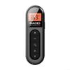 Personal Portable Mini Radio, Compact FM Radio with Backlight LCD Display, Rechargeable Pocket Radio for Outdoor Walking Jogging(Black) view 1