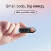 Personal Portable Mini Radio, Compact FM Radio with Backlight LCD Display, Rechargeable Pocket Radio for Outdoor Walking Jogging(Black) view 3
