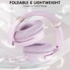 USB C Wired Over-Ear Headphones with Microphone, Volume Control, Share Port, and Adjustable Headband Foldable Stereo Headset for Adult/Teens for iPhone 16, Samsung, Laptop, Gaming, Travel view 3