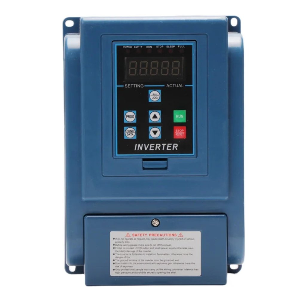 1Pcs Water Pump Constant Pressure Motor Supply Special Frequency Converter 1.5KW Universal Single Phases