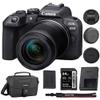Canon EOS R10 Mirrorless Camera with RF-S 18-150mm Lens Bundle with 64GB SDXC Memory Card + Canon 200ES EOS Shoulder Bag (3 Items) view 1