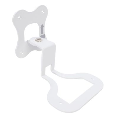 Yunir Speaker Wall Mounts,Adjustable Metal Speaker Wall Mount for Enchant,Turnable Stable Wireless Bracket,Save Space and Enhance Sound Performance (White)