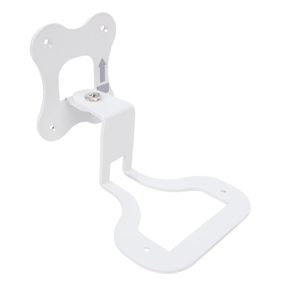 Yunir Speaker Wall Mounts,Adjustable Metal Speaker Wall Mount for Enchant,Turnable Stable Wireless Bracket,Save Space and Enhance Sound Performance (White)