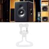 Yunir Speaker Wall Mounts,Adjustable Metal Speaker Wall Mount for Enchant,Turnable Stable Wireless Bracket,Save Space and Enhance Sound Performance (White) view 3