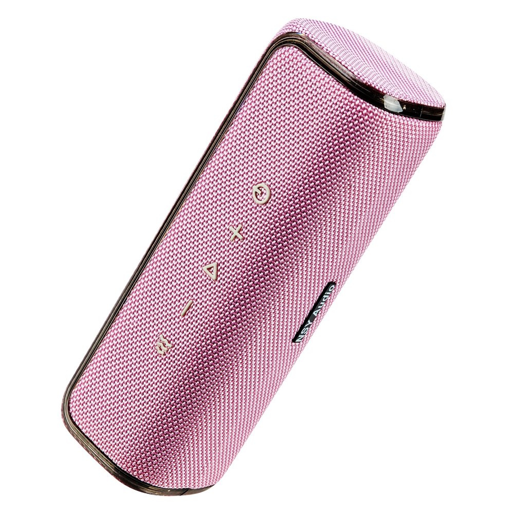 NSY Audio IPX7 Waterproof Bluetooth Shower Speaker, Pink