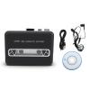 fosa Cassette Tape to MP3 Converter, Cassette to Digital Converter, Portable Cassette Player with Built in Speaker 3.5mm Earphone Jack, for Laptop PC CD Burner view 1