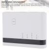 Print Server, 4 Port USB 2.0 Ethernet WiFi Printer Hub, Network Printer Adapter for Home Office Warehouse, Share 4 Printers Simultaneously view 4