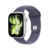 Apple Watch Series 11 [GPS 46mm] Smartwatch with Silver Aluminum Case with Purple Fog Sport Band - M/L. Sleep Score, Fitness Tracker, Health Monitoring, Always-On Display, Water Resistant view 1
