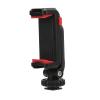 360 Degree Rotation Phone with Cold Shoe Mount, Phone Bracket Holder for Microphone and Fill , 14/ Inch Screw Hole for Tripod, Compatible with view 2