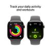 Apple Watch Series 11 [GPS + Cellular 42mm] Smartwatch with Natural Titanium Case with Stone Gray Sport Band - S/M. Sleep Score, Fitness Tracker, Health Monitoring, Always-On Display, Water Resistant view 3