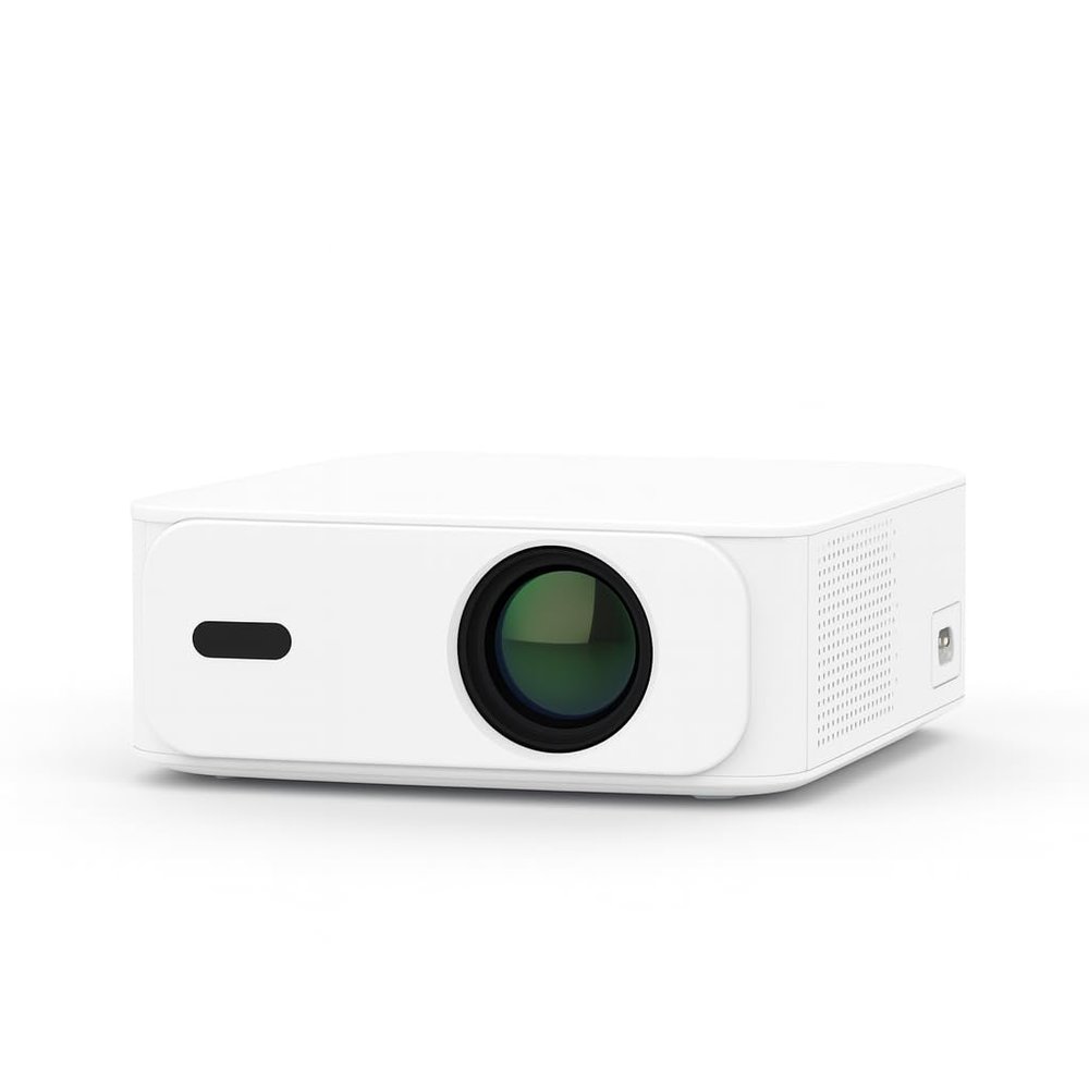 Boss A5 Smart Projector | Full HD 1080P LED | 4000 Lumens Brightness | Android WiFi Bluetooth | Auto Focus | Auto Keystone | Up to 12ft Screen | Home Theater & Gaming Compatible