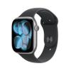 Apple Watch Series 11 [GPS 46mm] Smartwatch with Space Gray Aluminum Case with Black Sport Band - M/L. Sleep Score, Fitness Tracker, Health Monitoring, Always-On Display, Water Resistant view 1