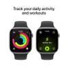 Apple Watch Series 11 [GPS 46mm] Smartwatch with Space Gray Aluminum Case with Black Sport Band - M/L. Sleep Score, Fitness Tracker, Health Monitoring, Always-On Display, Water Resistant view 3