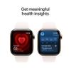 Apple Watch Series 11 [GPS + Cellular 42mm] Smartwatch with Gold Titanium Case with Light Blush Sport Band - S/M. Sleep Score, Fitness Tracker, Health Monitoring, Always-On Display, Water Resistant view 4