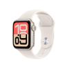 Apple Watch SE 3 [GPS + Cellular 40mm] Smartwatch with Starlight Aluminum Case with Starlight Sport Band - S/M. Fitness and Sleep Trackers, Heart Rate Monitor, Always-On Display, Water Resistant view 1