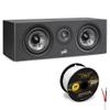 Polk Audio Reserve R300 Center Channel Speaker Cable Bundle (Black) view 1
