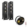 Polk Audio Signature Elite ES60 Floorstanding Speaker Cable Bundle (Black) view 1