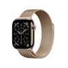 Apple Watch Series 11 [GPS + Cellular 42mm] Smartwatch with Gold Titanium Case with Gold Milanese Loop. Sleep Score, Fitness Tracker, Health Monitoring, Always-On Display, Water Resistant view 1