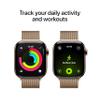 Apple Watch Series 11 [GPS + Cellular 42mm] Smartwatch with Gold Titanium Case with Gold Milanese Loop. Sleep Score, Fitness Tracker, Health Monitoring, Always-On Display, Water Resistant view 3