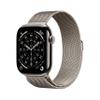 Apple Watch Series 11 [GPS + Cellular 46mm] Smartwatch with Natural Titanium Case with Natural Milanese Loop - M/L. Sleep Score, Fitness Tracker, Health Monitoring, Always-On Display, Water Resistant view 1